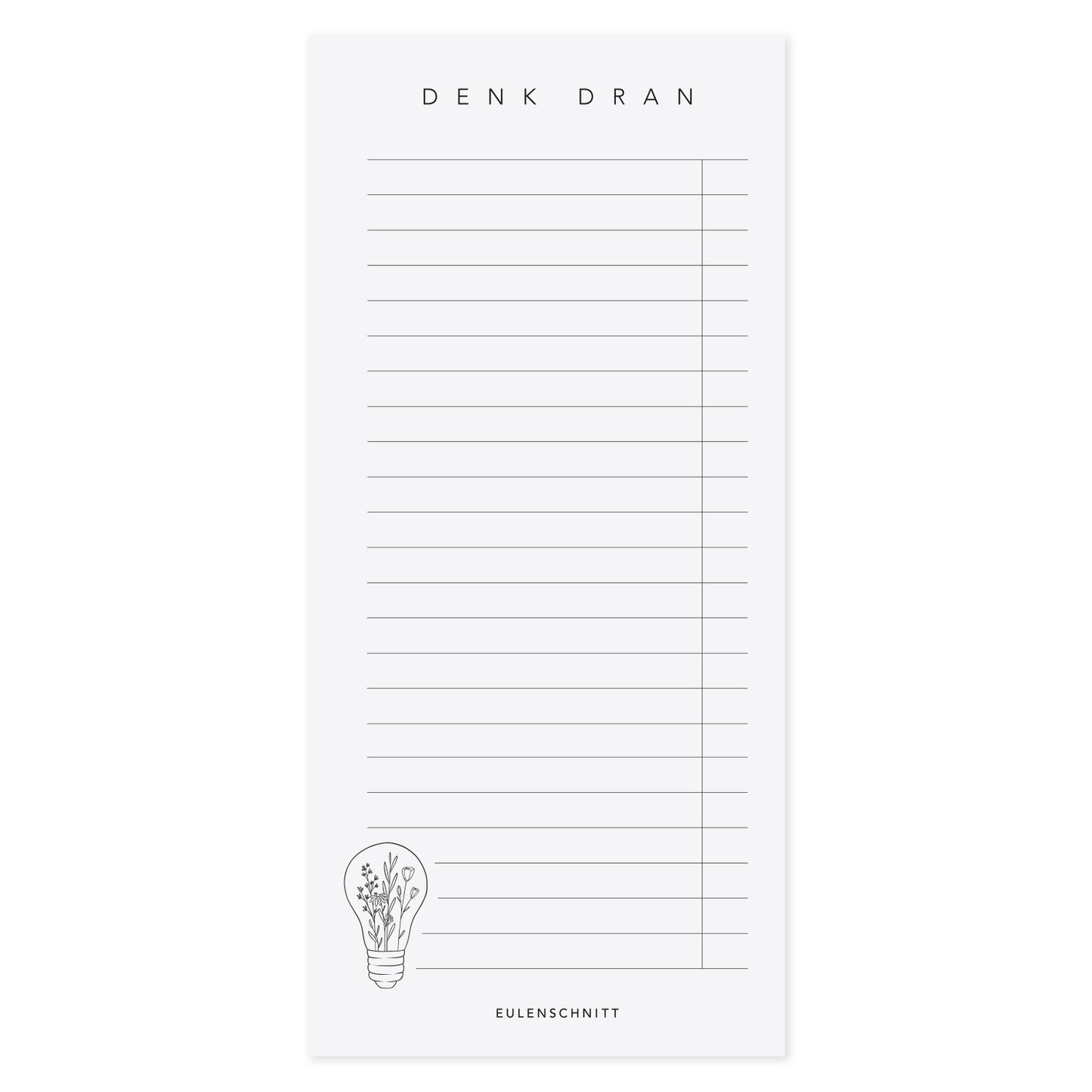 Bloc Denk dran (VE = 10 Stk)