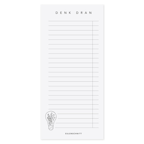 Bloc Denk dran (VE = 10 Stk)