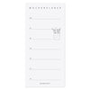 Bloc planificateur hebdomadaire (VE = 10 pcs)