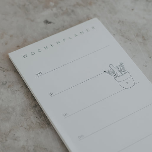 Block weekly planner (VE = 10 pcs)