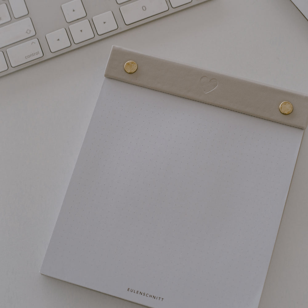 Bloc-notes cœur rechargeable (VE = 6 pcs)