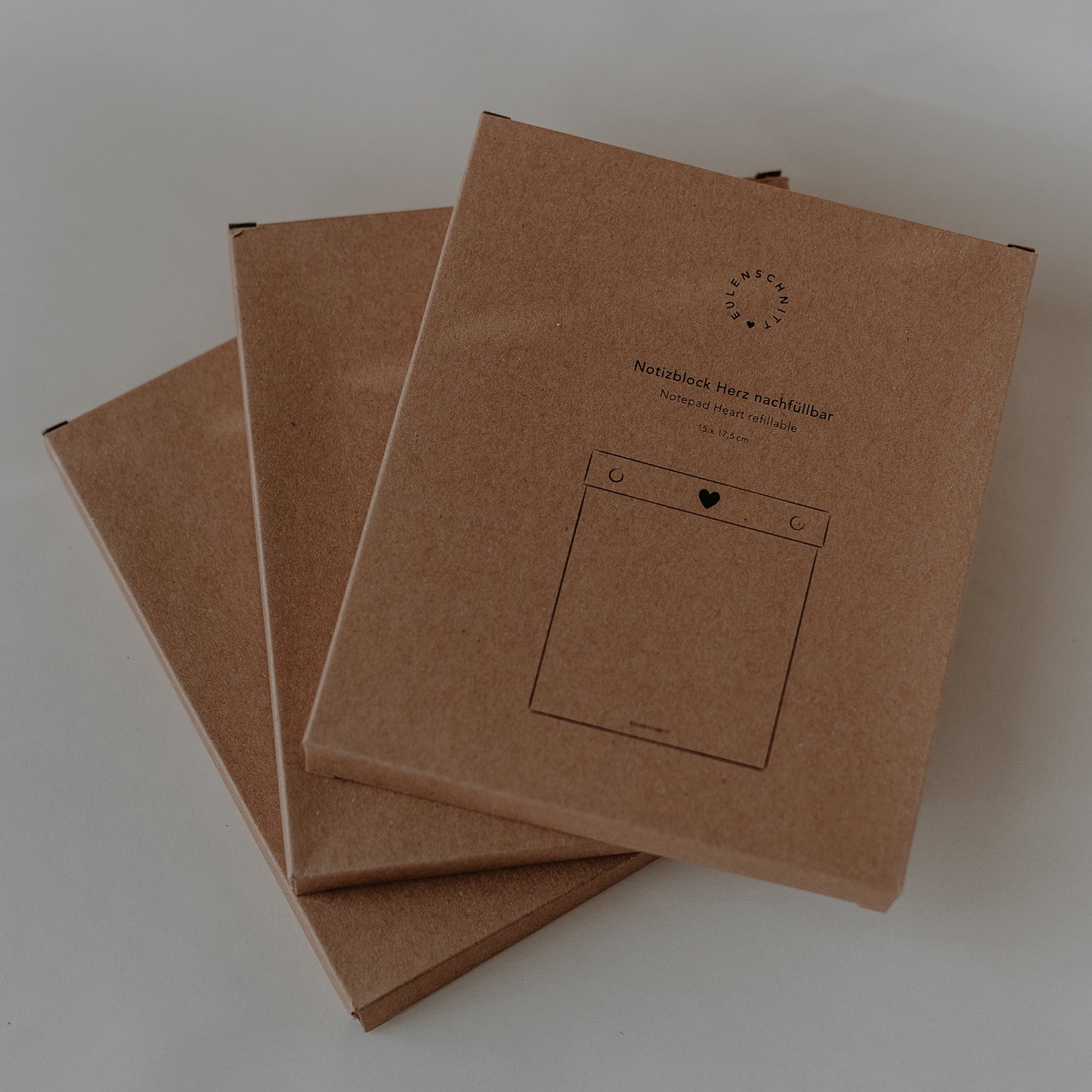 Bloc-notes cœur rechargeable (VE = 6 pcs)