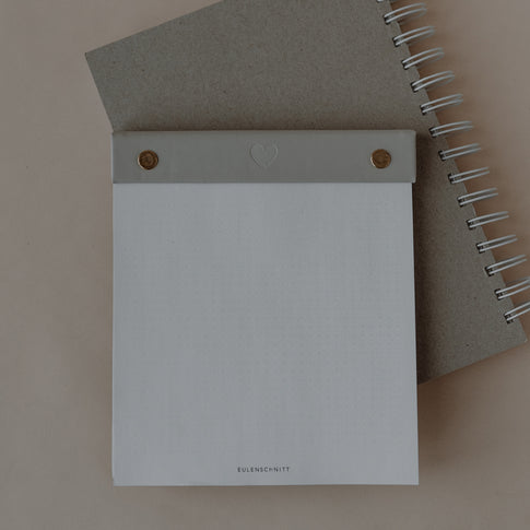 Bloc-notes cœur rechargeable (VE = 6 pcs)
