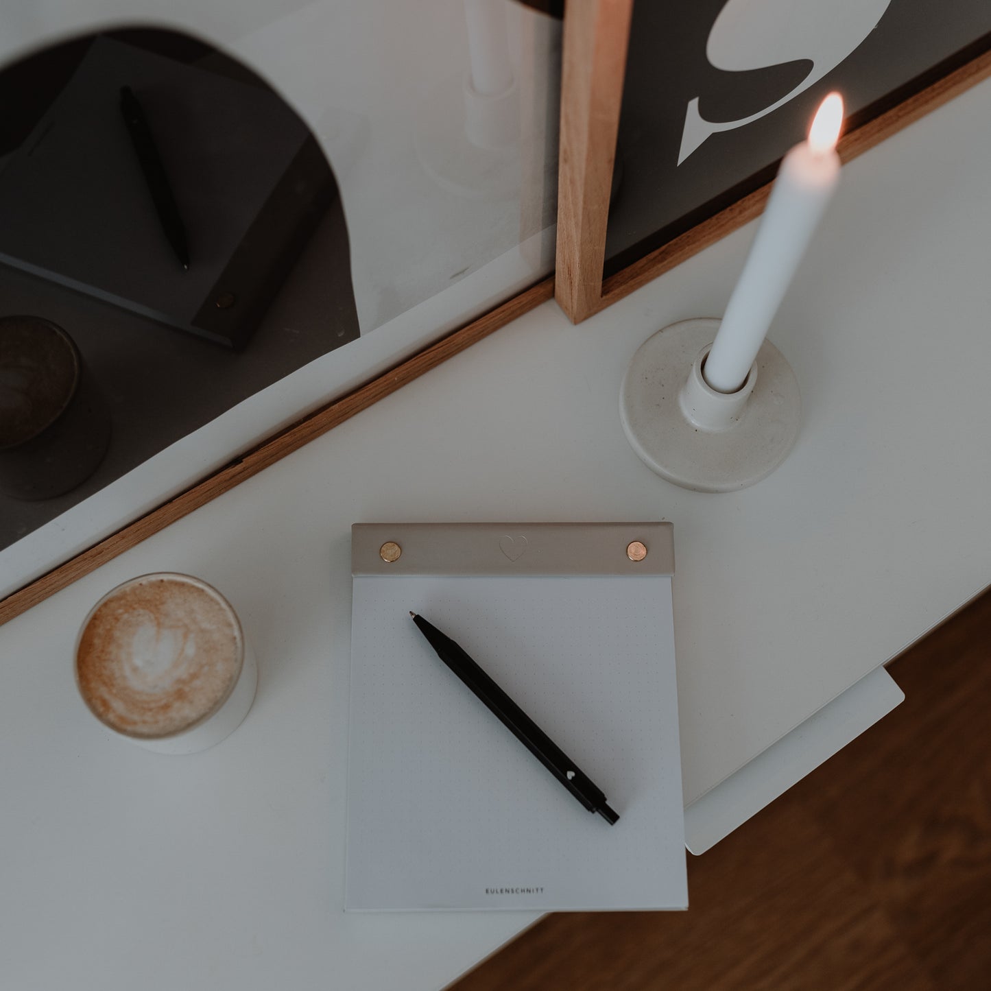 Bloc-notes cœur rechargeable (VE = 6 pcs)