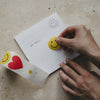 Sticker Smiley, Heart, Daisy (VE = 8 pcs)
