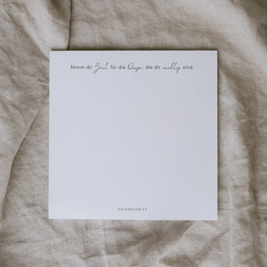 Block Nimm Dir Zeit (VE = 10 Stk)