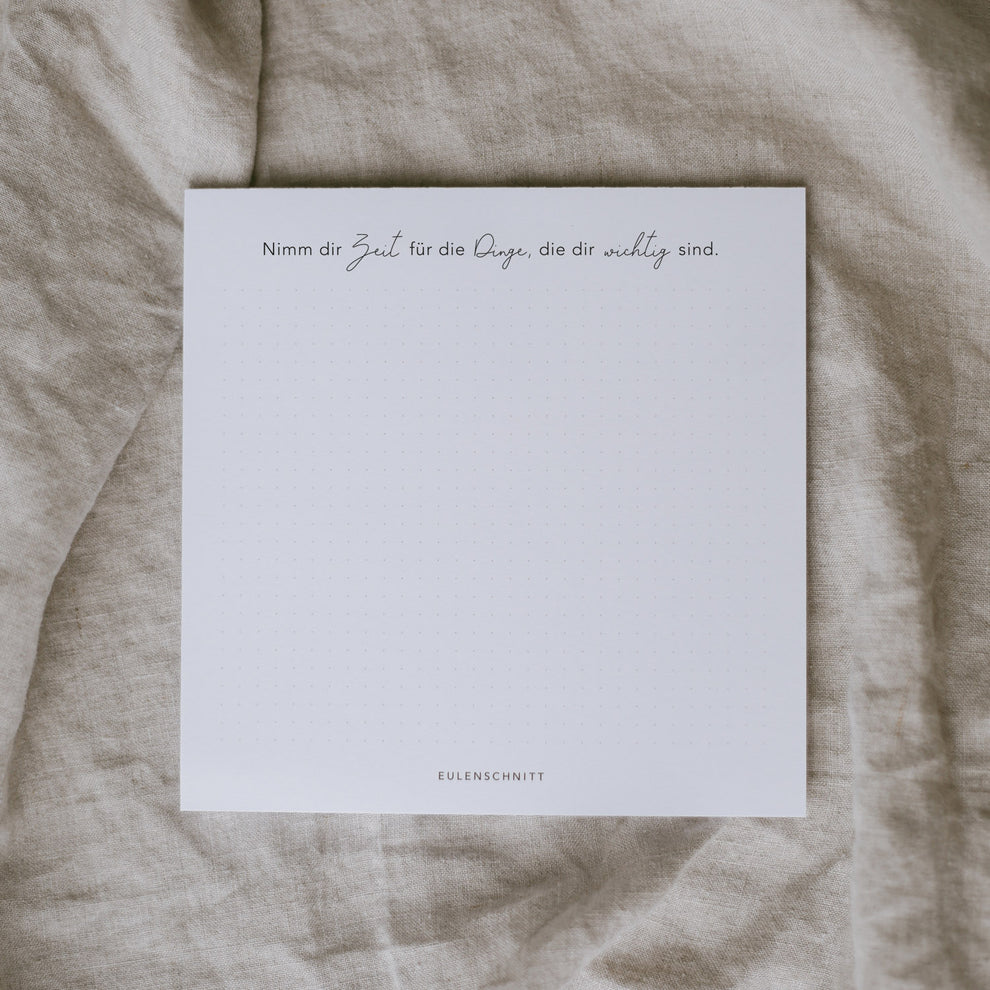 Block Nimm Dir Zeit (VE = 10 Stk)