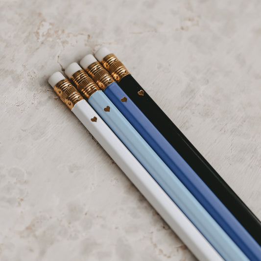 Pencil set blue 4-piece set (VE = 10 sets)