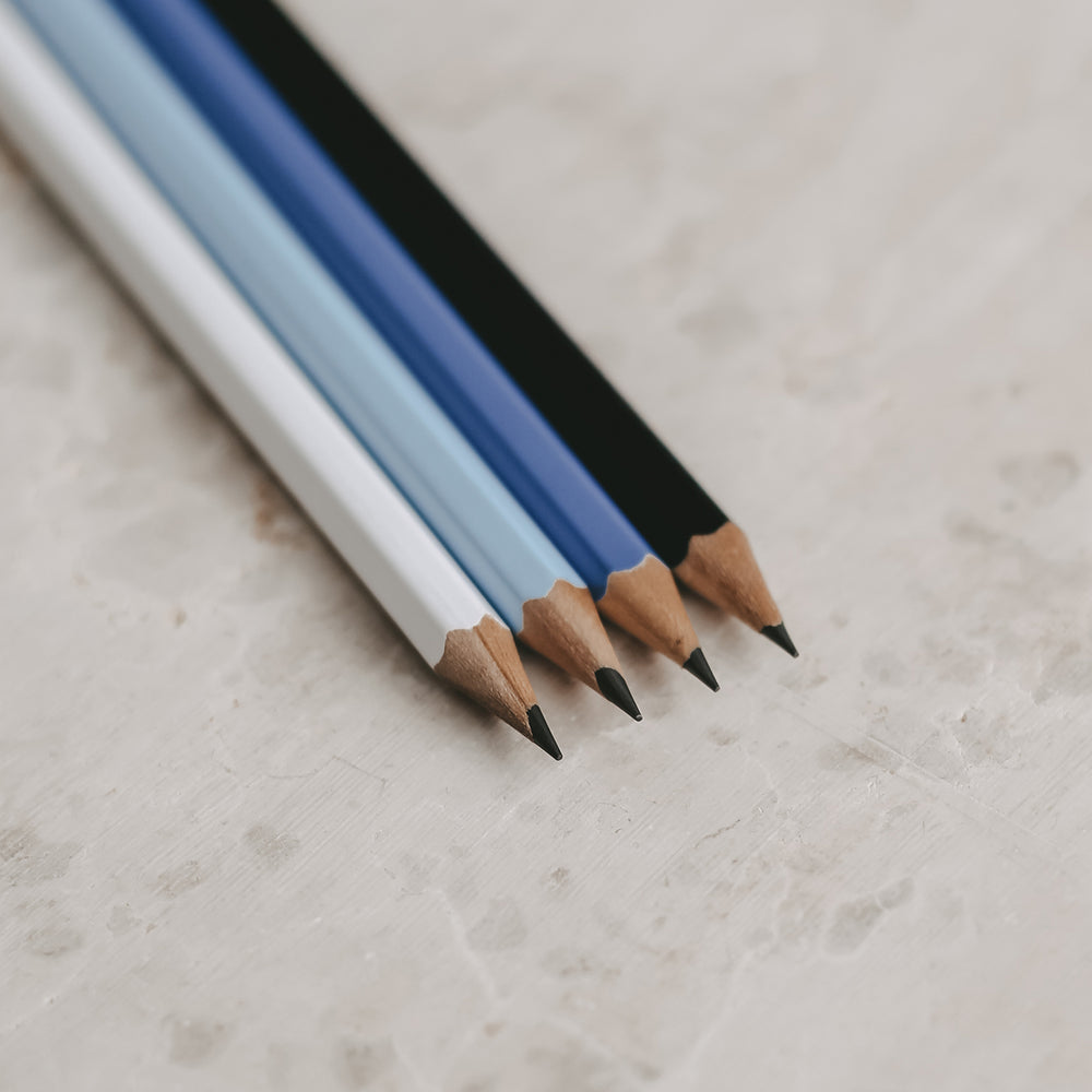 Pencil set blue 4-piece set (VE = 10 sets)