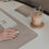 Desk pad heart beige (PU = 6 pcs.)