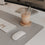 Desk pad heart gray (PU = 6 pcs.)