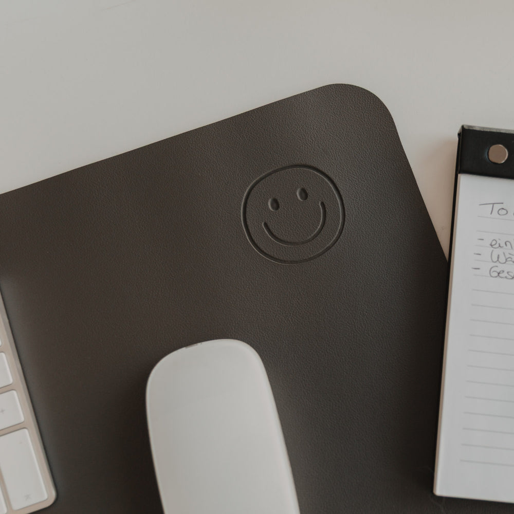 Desk pad Smiley anthracite (VE = 6 pcs.)