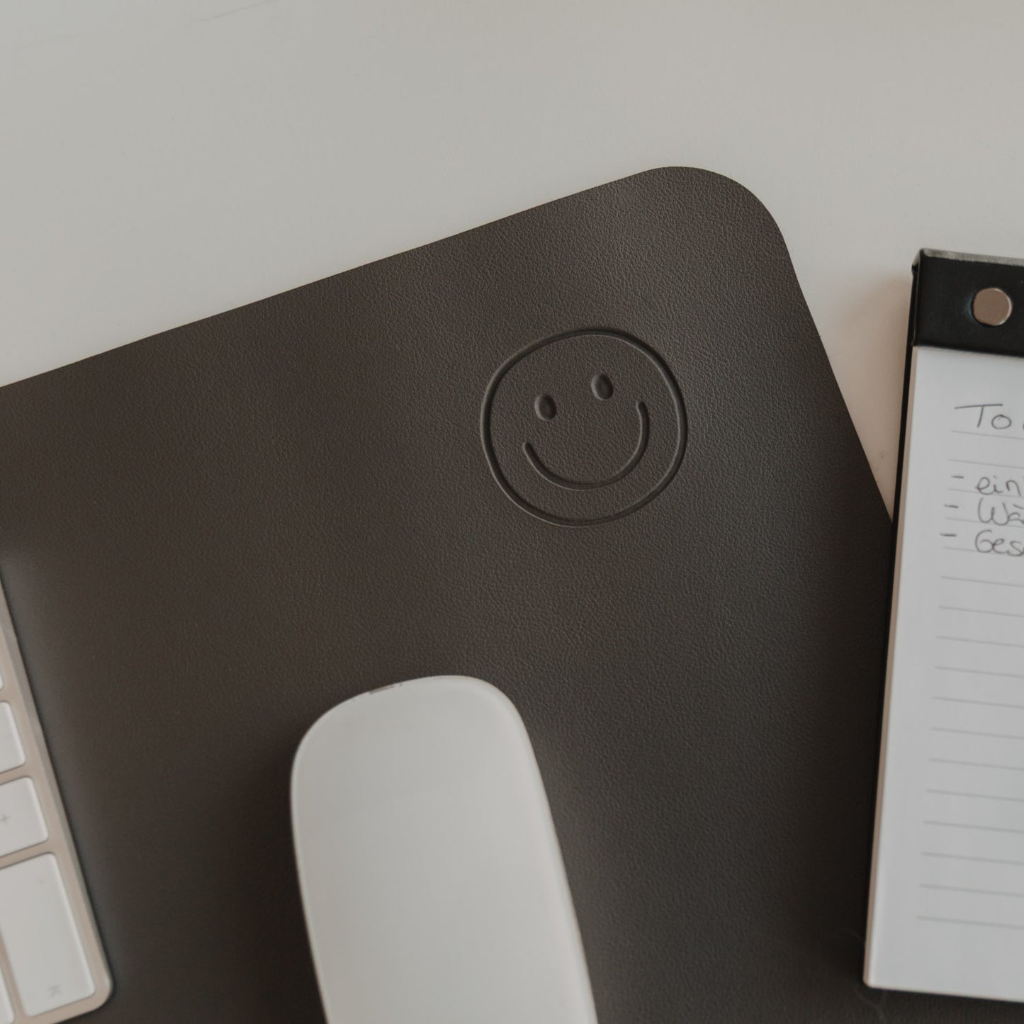 Desk pad Smiley anthracite (VE = 6 pcs.)