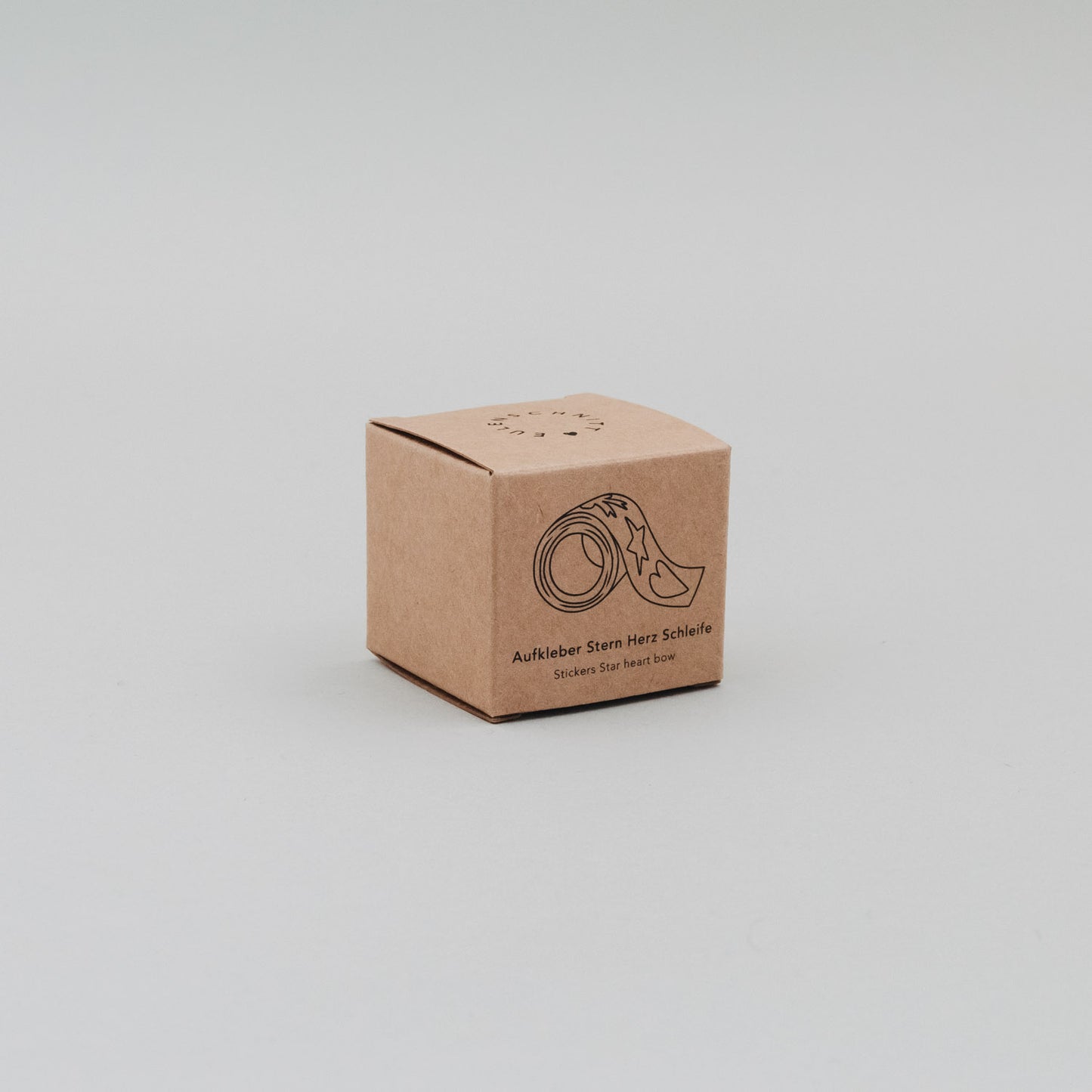 Autocollants étoile, cœur, nœud doré (VE = 8 pcs)