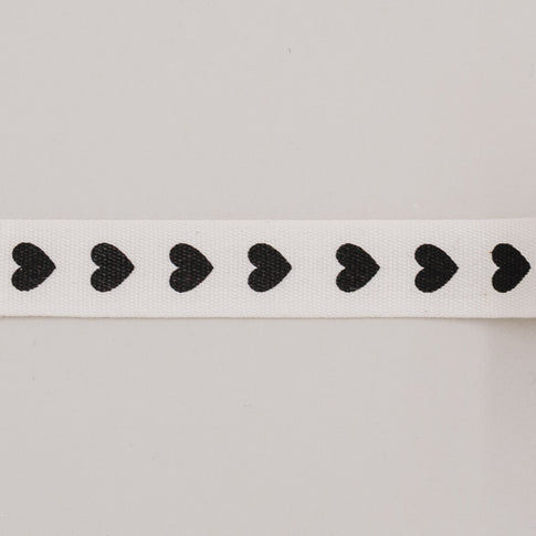 Geschenkband 5m Herzen (VE = 8 Stk.)