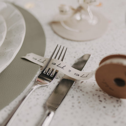 Geschenkband 5m Für dich (VE = 8 Stk.)