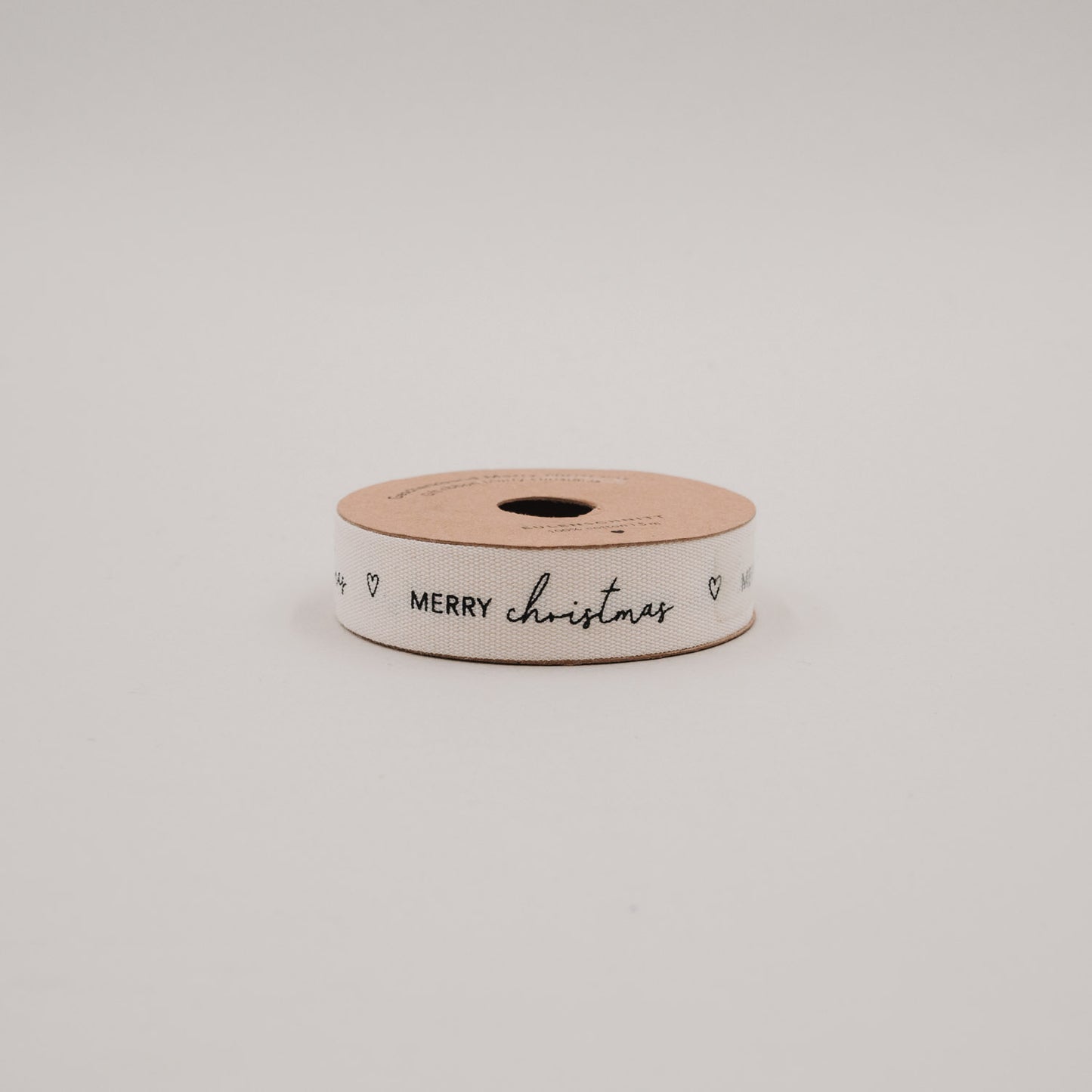 Geschenkband 5m Merry Christmas (VE = 8 Stk.)