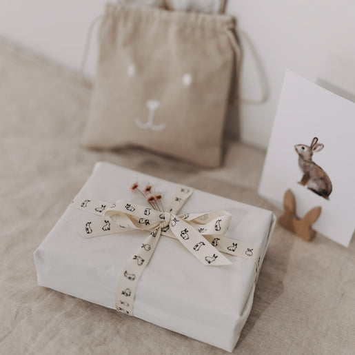 Geschenkband 5m Kaninchen (VE = 8 Stk.)