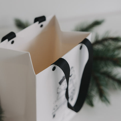 Geschenktüte Christmas car (VE = 10 Stück)