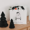 Geschenktüte Christmas car (VE = 10 Stück)