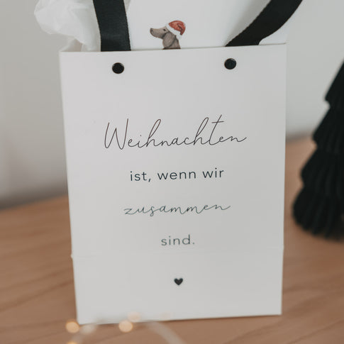 Geschenktüte Weihnachten ist