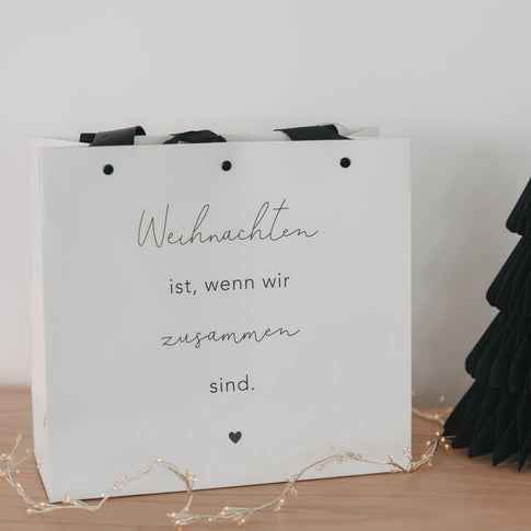Geschenktüte Weihnachten ist