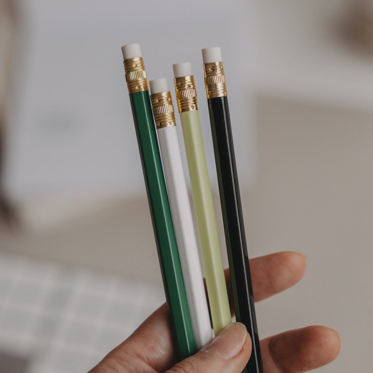 Bleistift Set grün 4er Set (VE = 10 Sets)
