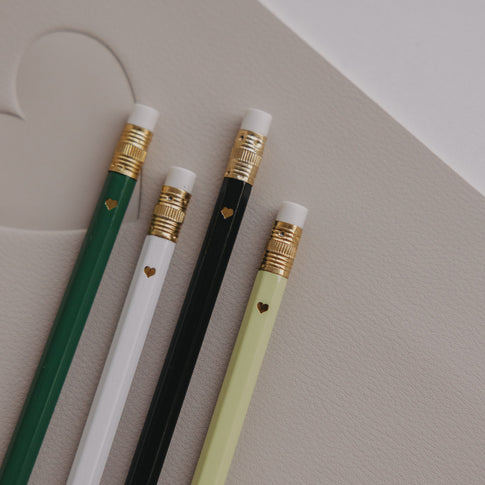 Bleistift Set grün 4er Set (VE = 10 Sets)