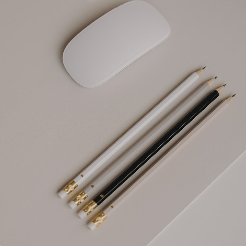 Bleistift Set creme 4er Set (VE = 10 Sets)