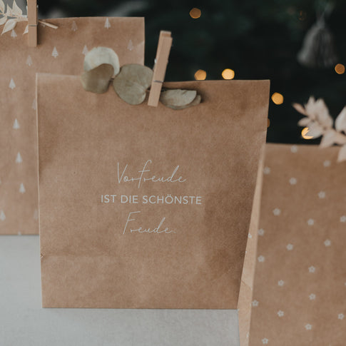 Papiertüten Vorfreude S 6er (VE = 5 Stk.)