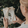 Geschenkband 5m Frohe Weihnachten (VE = 8 Stk.)