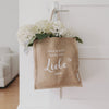 Jute shopper love (PU = 5 pieces)