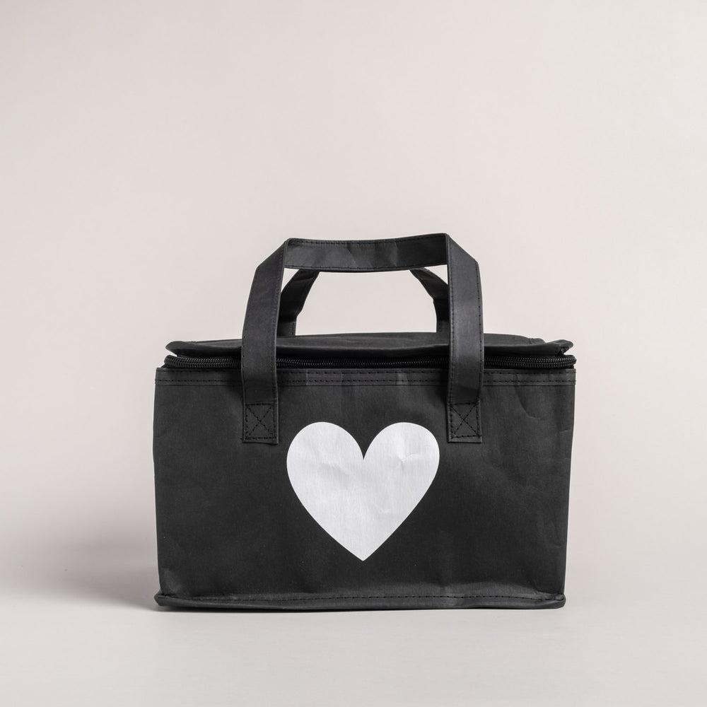 Sac isotherme noir cœur (VE = 5 pcs.)