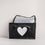 Sac isotherme noir cœur (VE = 5 pcs.)