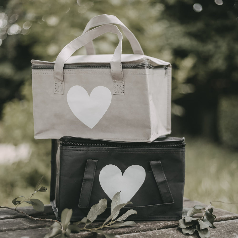 Sac isotherme noir cœur (VE = 5 pcs.)
