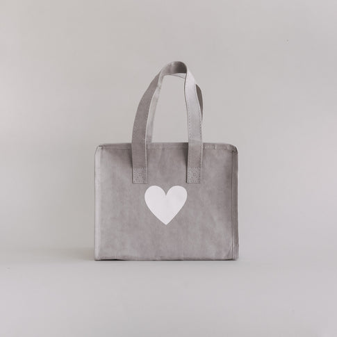 Petit sac isotherme gris cœur (VE = 5 pièces)
