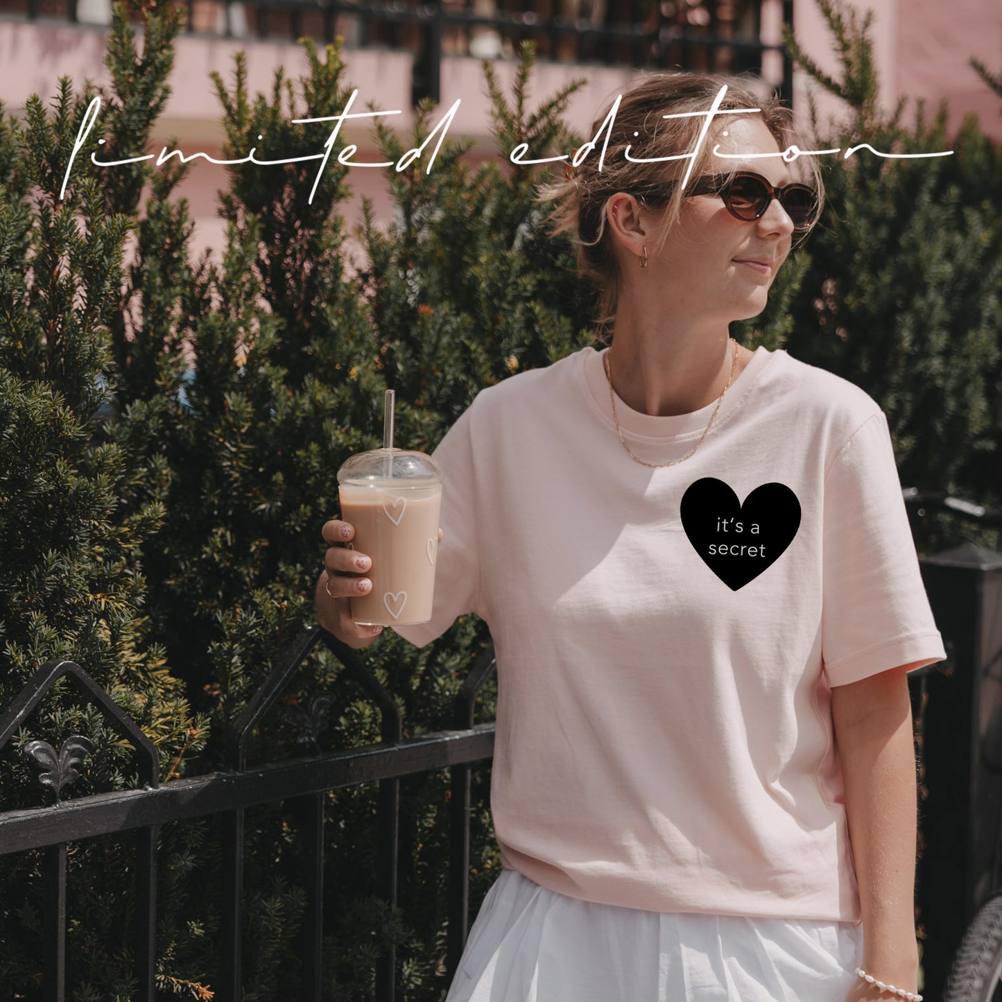 SECRET SALE: Limited Edition T-Shirt rosa (VE = 4 Stk.)