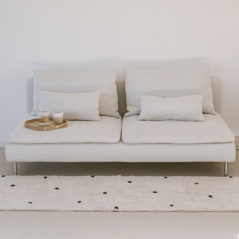 Tapis couloir tissé à pois 200x70cm (UE= 3 Pièces)
