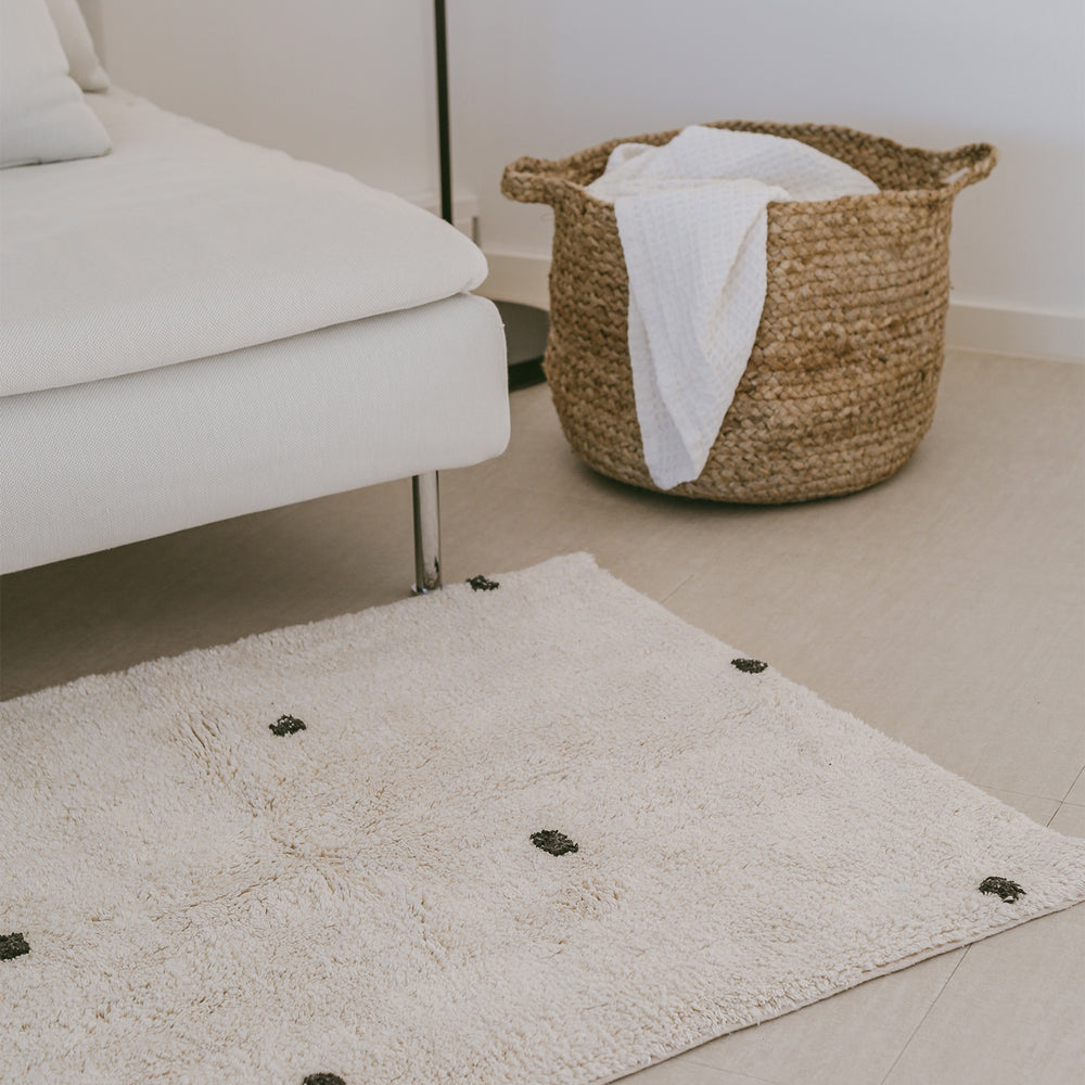 Tapis couloir tissé à pois 200x70cm (UE= 3 Pièces)