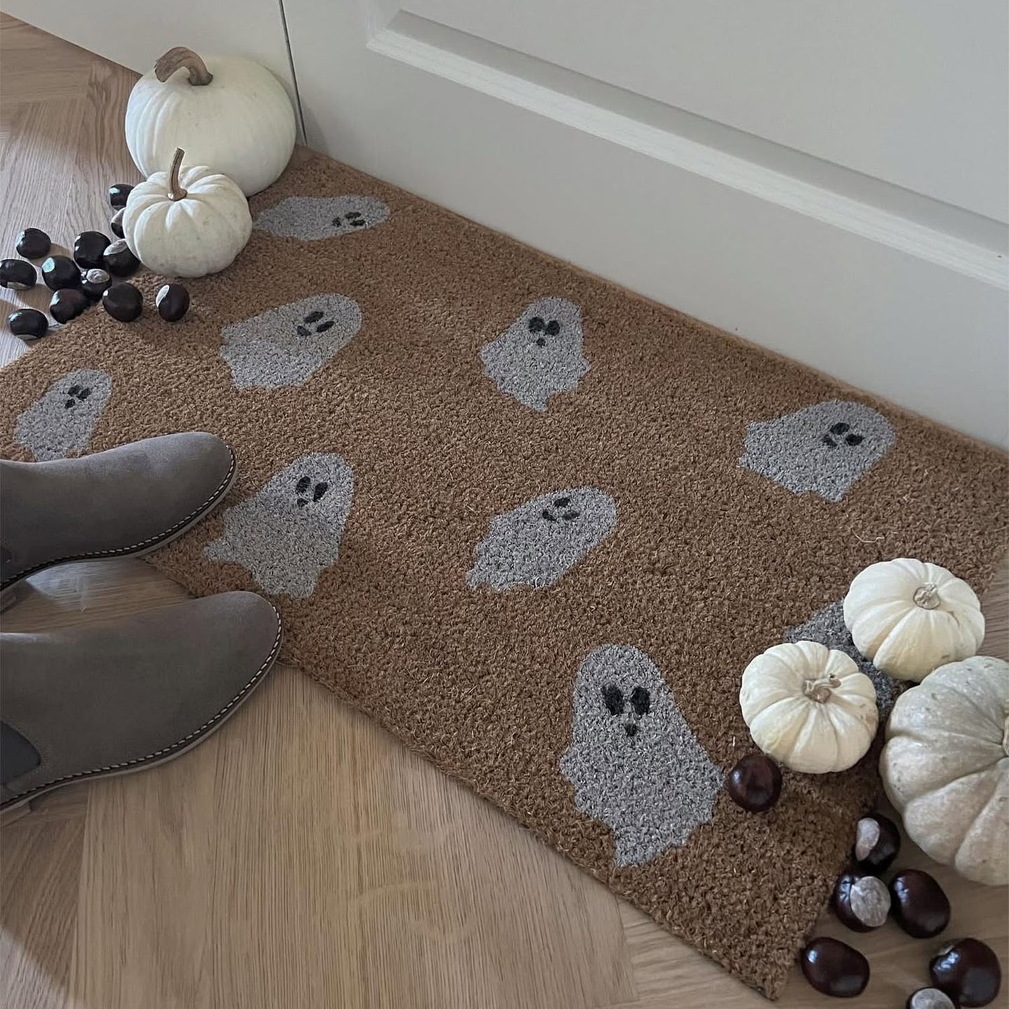 Kokos Fußmatte Geister (VE = 6 Stk)