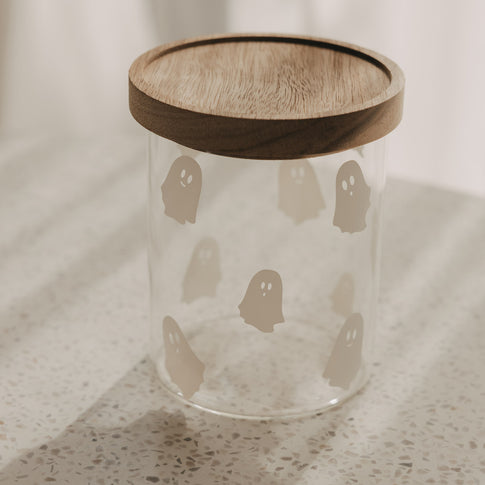 Vorratsglas Geister 13 cm (VE = 4 Stk.)