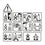 Block candle Olive 70x100 black (pack = 6 pcs)