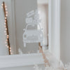 Autocollant voiture de Noël (VE = 8 pcs)