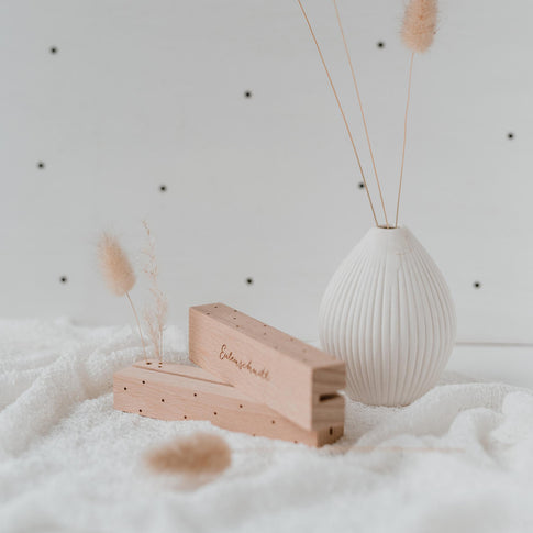 Card and flower holder set of 2 - 12 cm dots (VE= 6 sets)