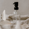 Soap Dispenser heart transparent 250ml (PU = 6 pieces)