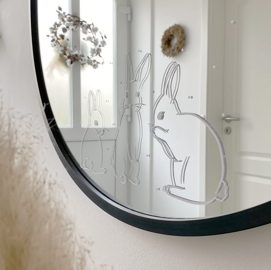 Autocollants muraux Lapin (UE = 6 Pièces)