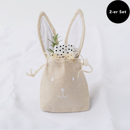 Sac cadeau lapin petit en lot de 2 (UE = 3 Ensembles)