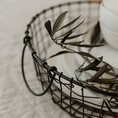 Wire basket round 38cm (PU = 6 pieces)