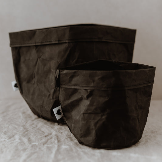 Paperbag Lot de 2 noir (UE = 6 Ensembles)