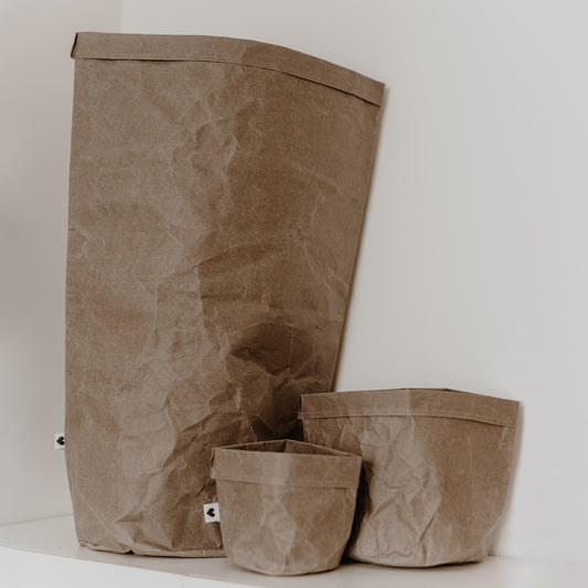 Sac en papier 78cm gris (UE = 6 Pièces)